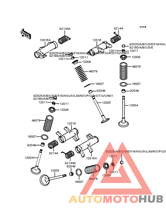 Rocker arms/valves