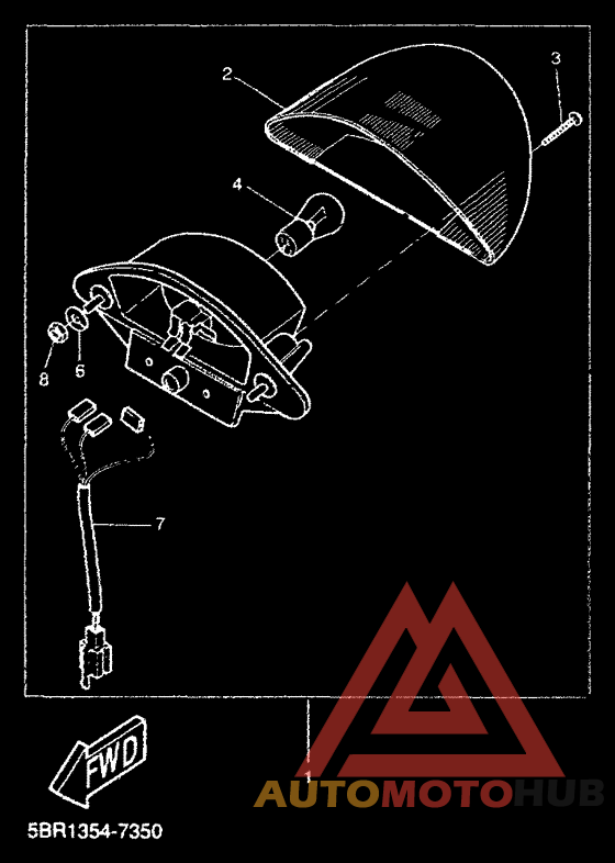 Taillight unit ass`y