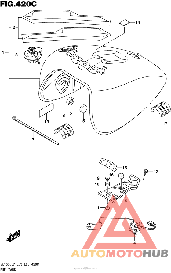 Fuel Tank (Vl1500Bl7 E33)