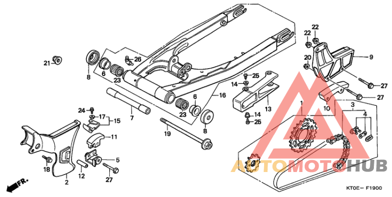 Swingarm/chain case