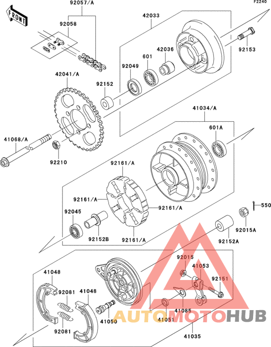Rear hub(a1-a3)