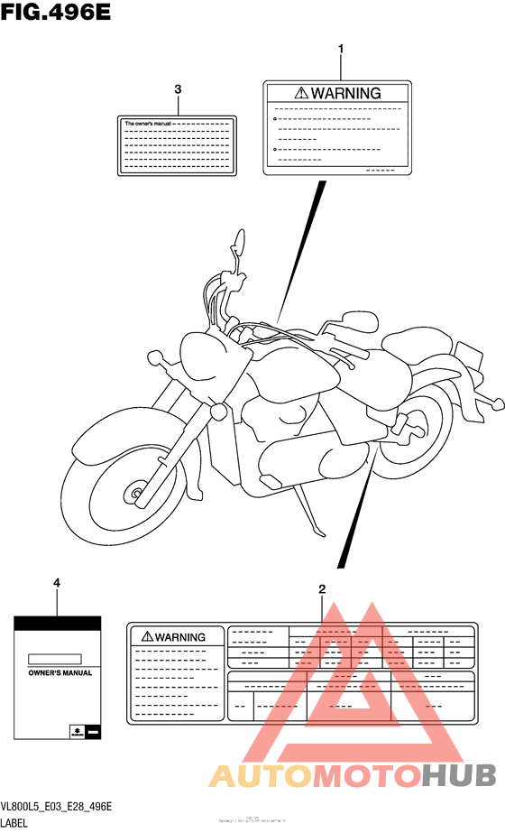 Label (Vl800Tl5 E33)