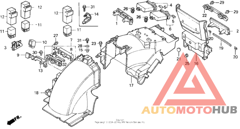 Задний бампер