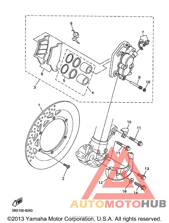 Передний суппорт