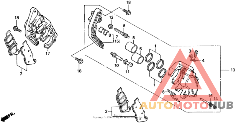 Передний суппорт