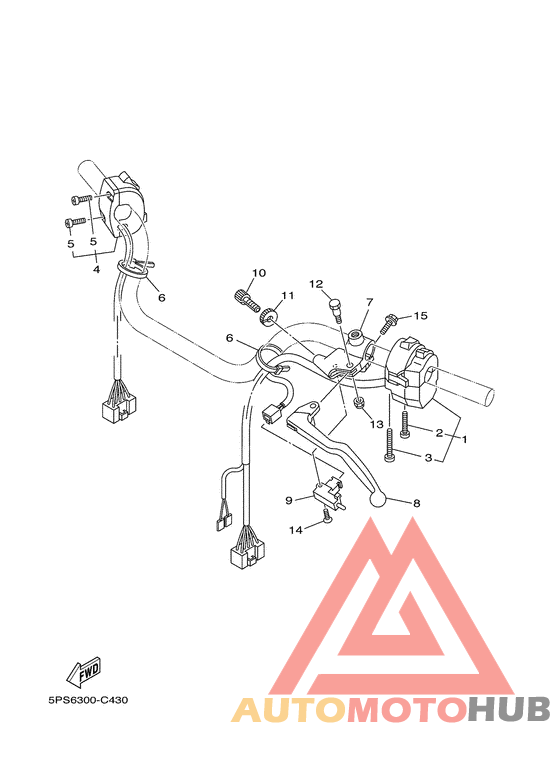 Handle switch. lever