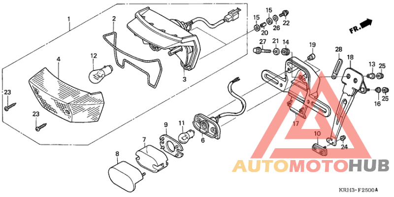 Taillight/license light