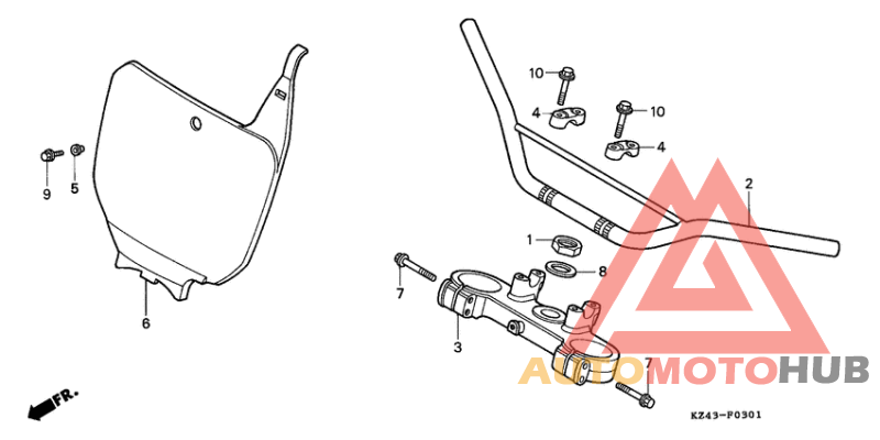 Handle pipe/top bridge