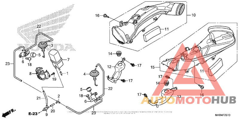 Air Intake Duct + Solenoidvalve