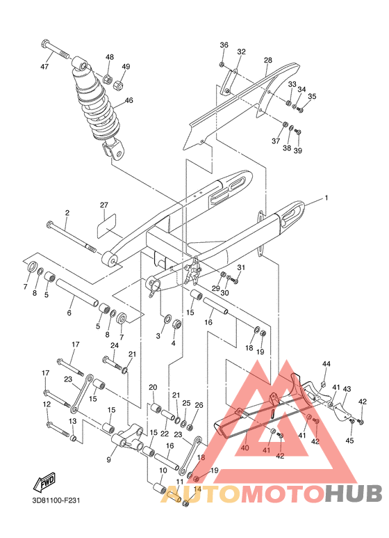 Rear arm & suspension