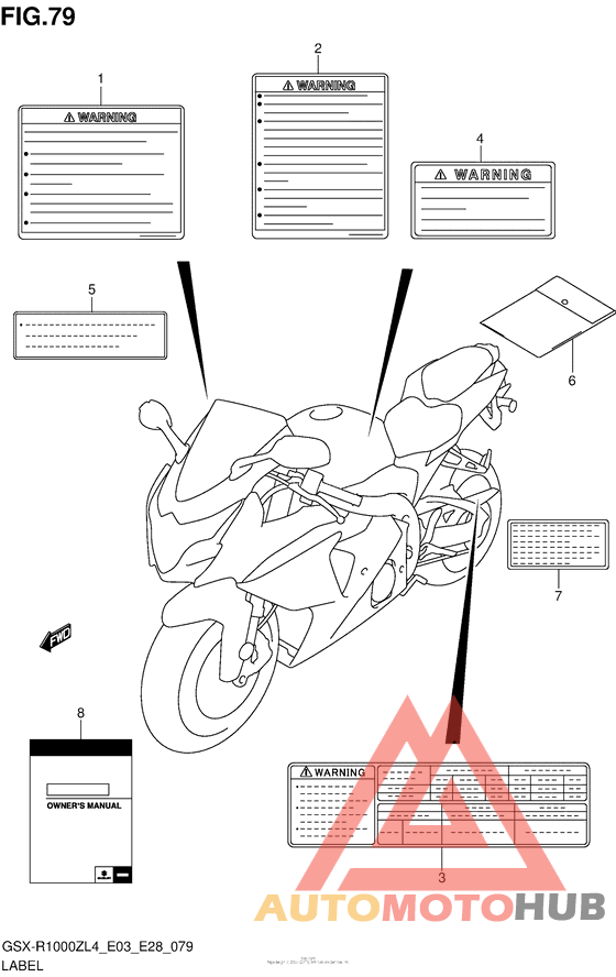 Label (Gsx-R1000Zl4 E03)