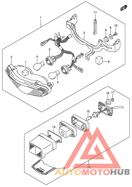 Задний фонарь