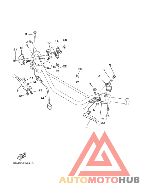 Handle switch. lever