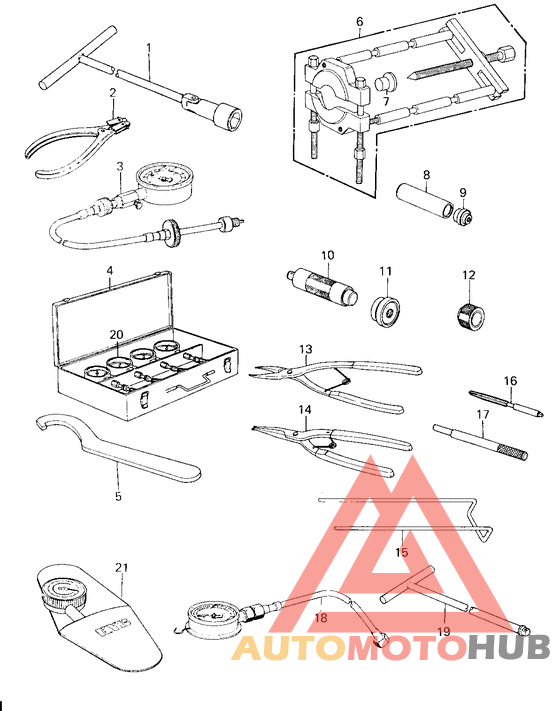 Special service tools "a"
