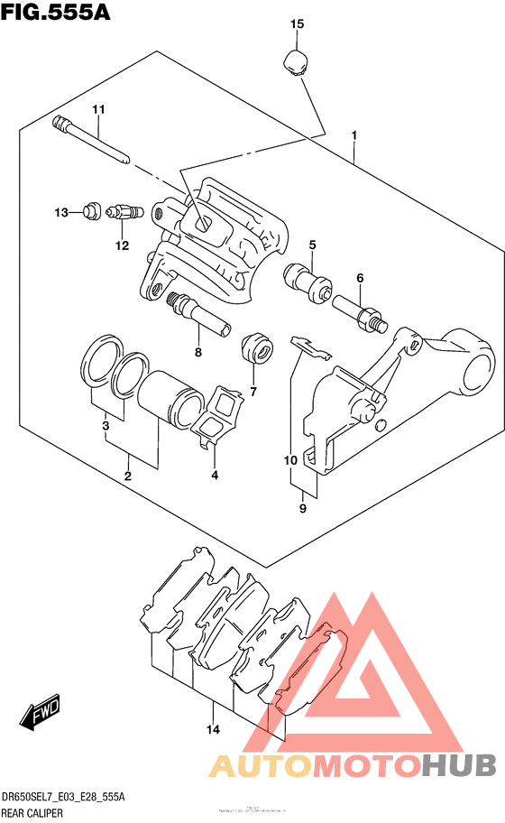 Задний суппорт