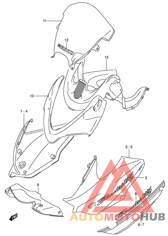 Cowling body