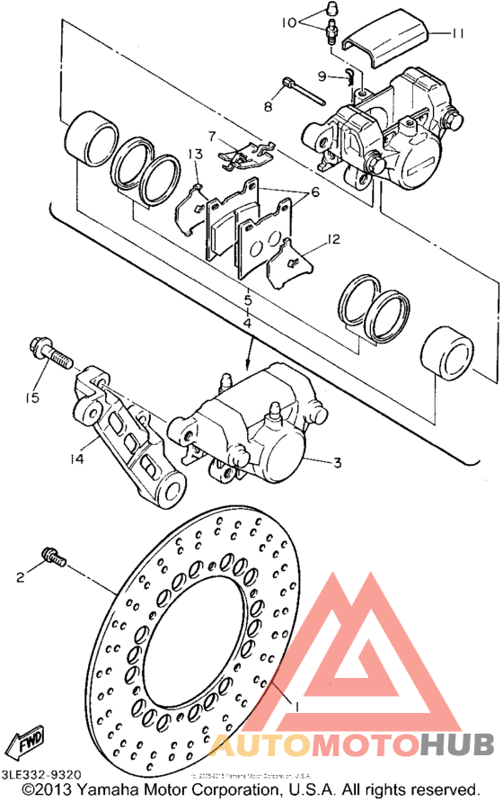 Задний суппорт