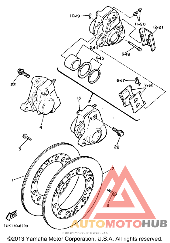 Передний суппорт