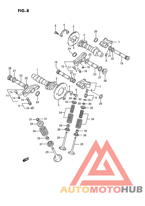 Распредвал -клапана