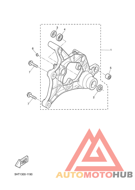 Rear arm. suspension