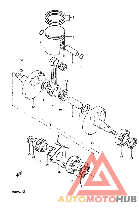 Вал коленчатый