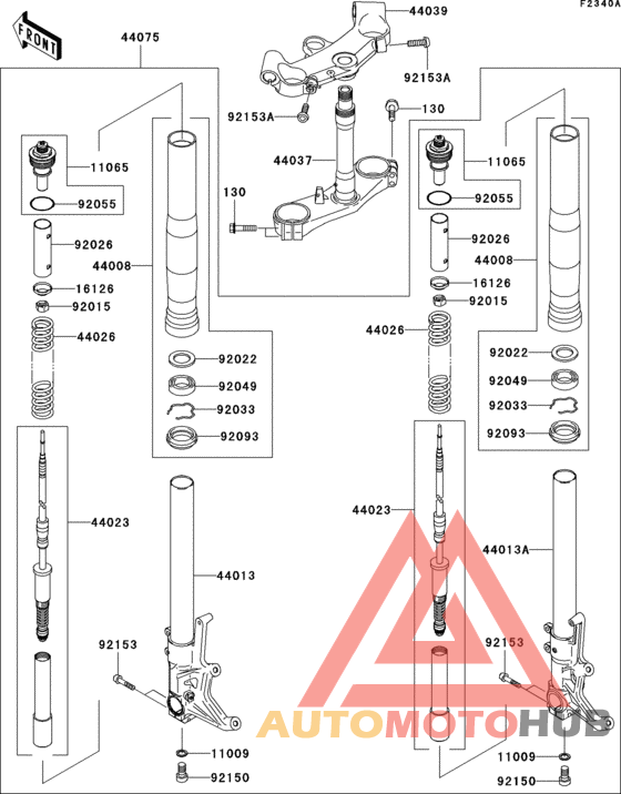 Front fork(b3/b4)