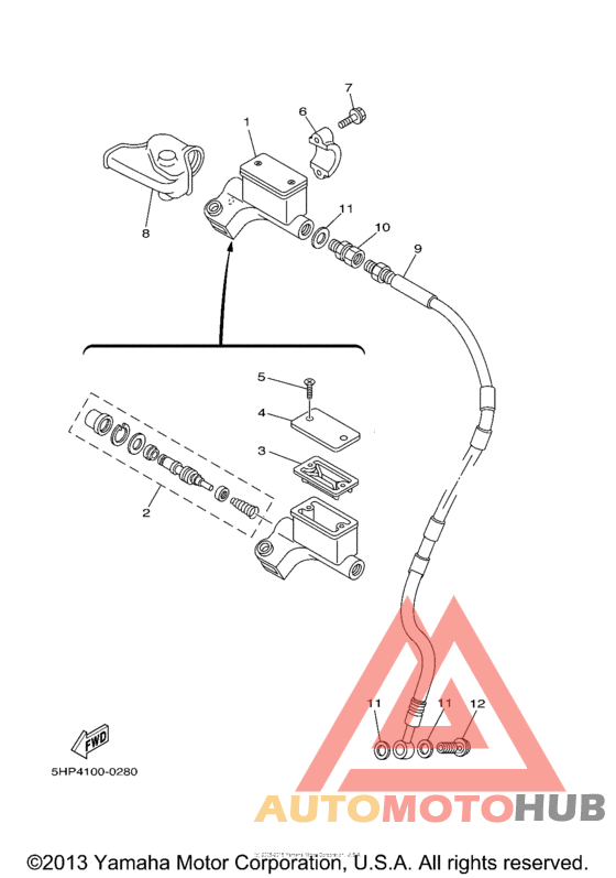 Front master cylinder ls