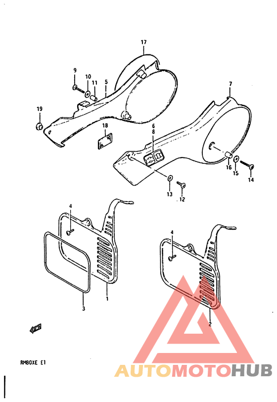 Обтекатель задний