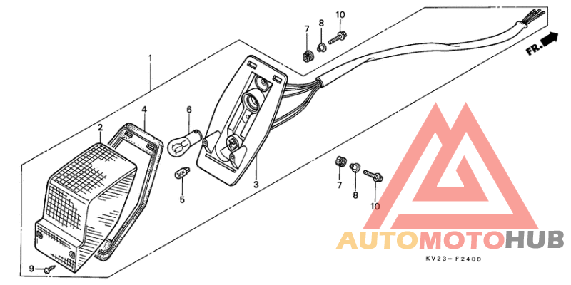 Taillight unit ass`y