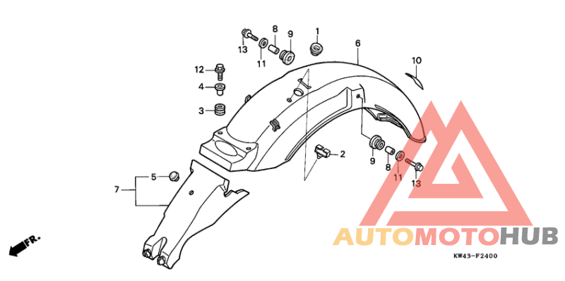 Заднее крыло