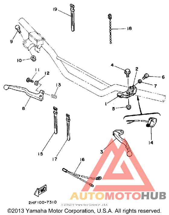 Handle switch - lever