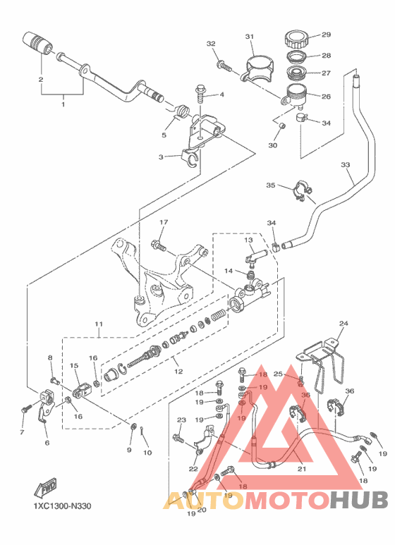 Задний торм цилиндр