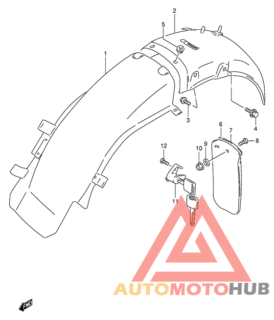 Заднее крыло