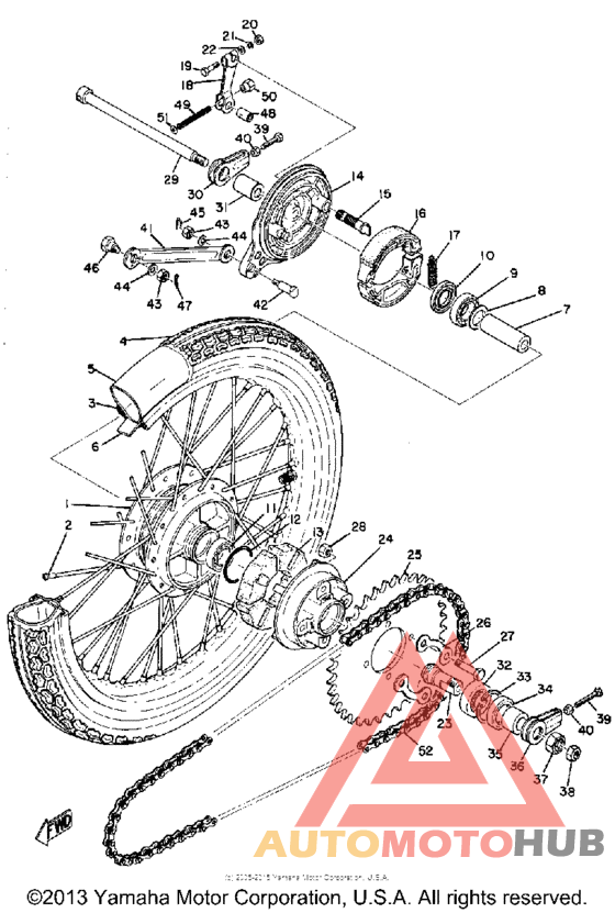 Переднее колесо