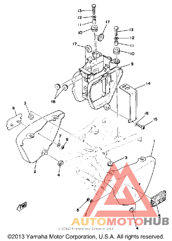 Side cover - battery box