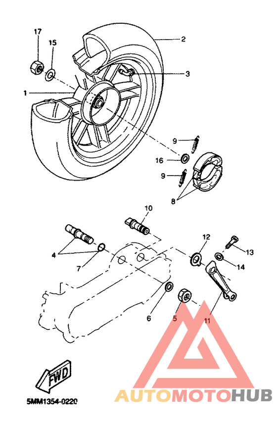 Roue arriere