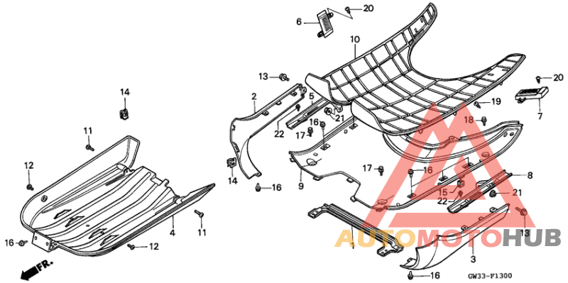 Front panel/under cover