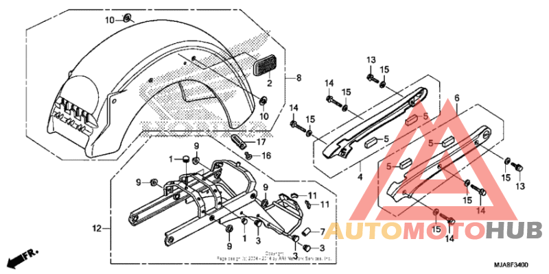 Rear fender (1)