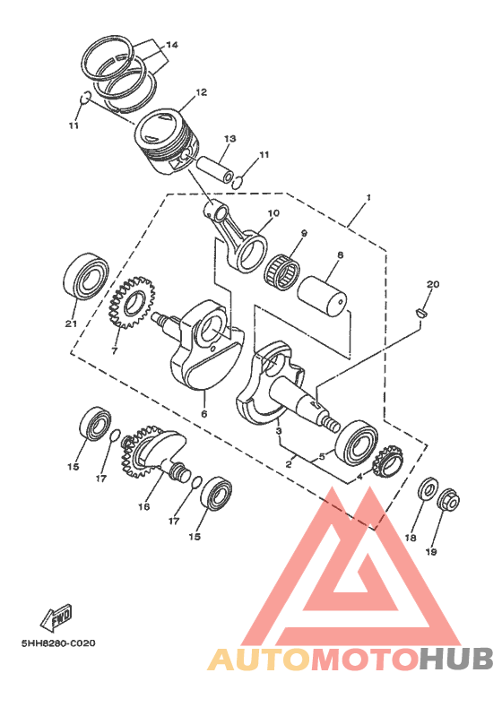 Crankshaft & piston