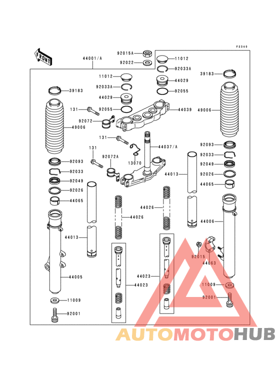 Front fork(kdx125-a1)