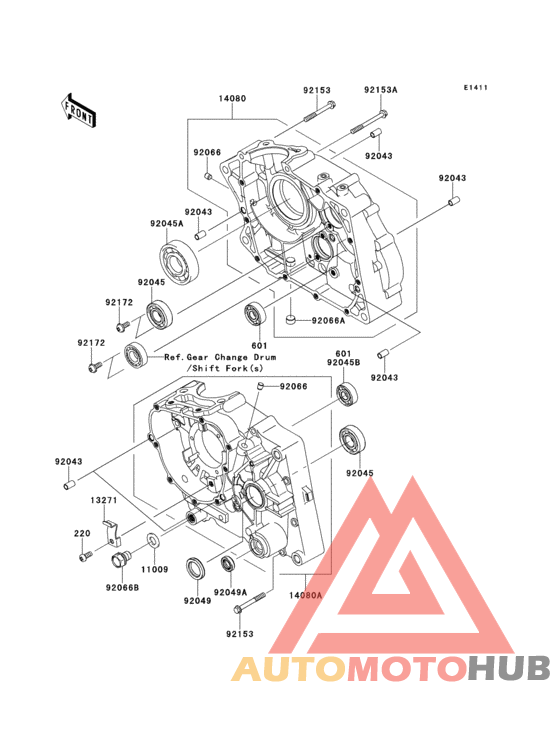 Картер двигателя