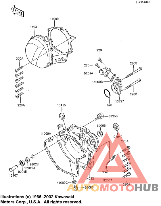 Engine covers/water pump