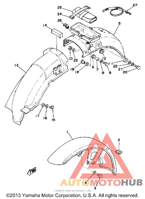 Front fender - rear fender