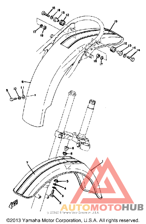 Front fender - rear fender