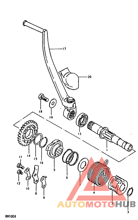 Ножной стартер