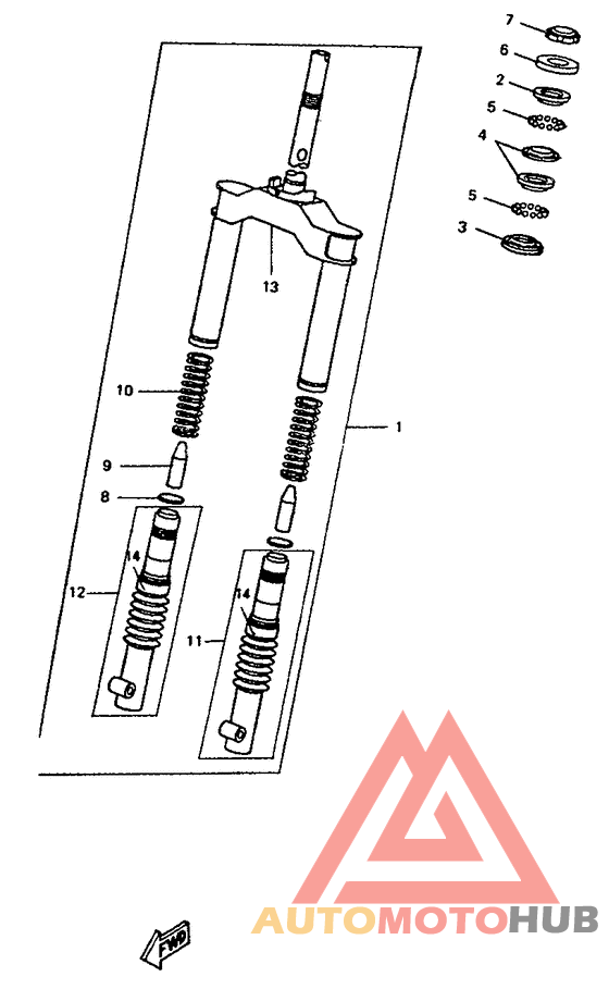 Передняя вилка