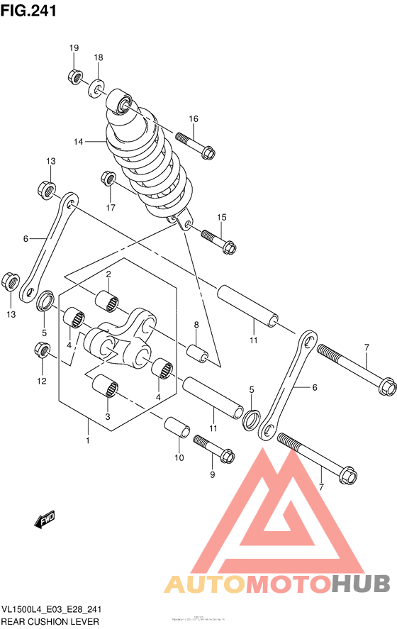 Rear Cushion Lever (Vl1500L4 E03)