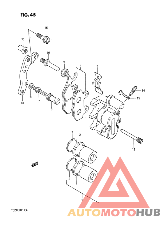 Передний суппорт