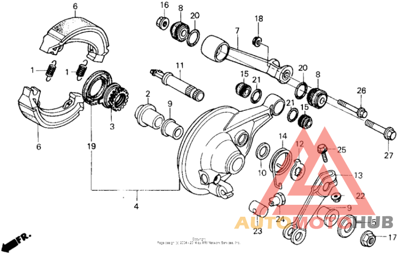 Передний тормоз