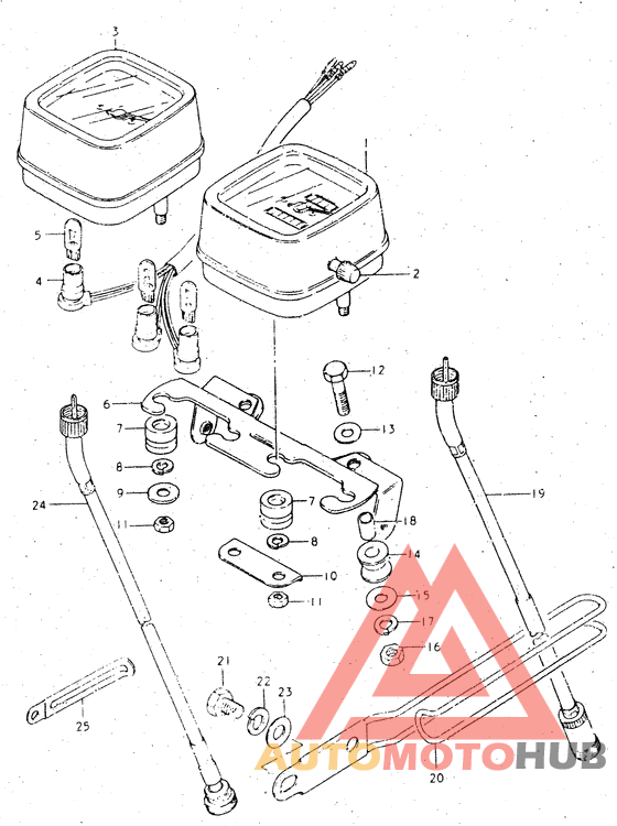 Спидометр-тахометр